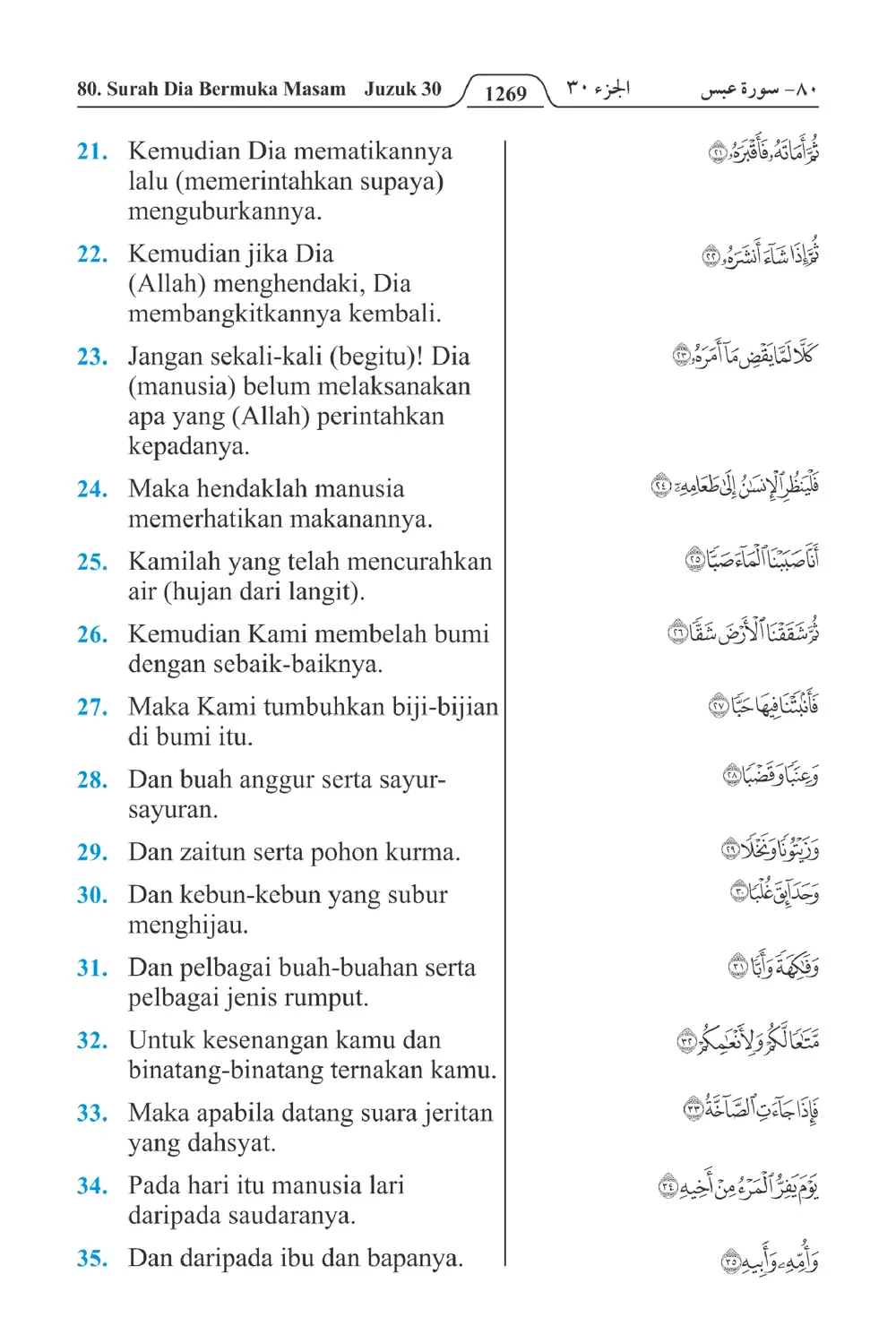 Dia Bermuka Masam
